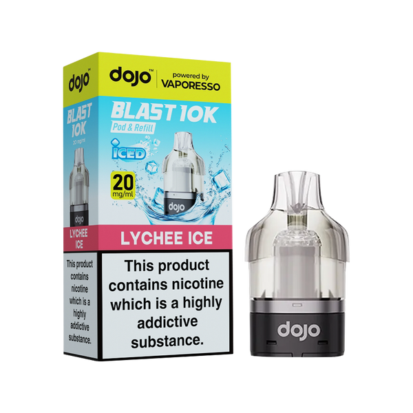 dojo blast 10k refill lychee ice