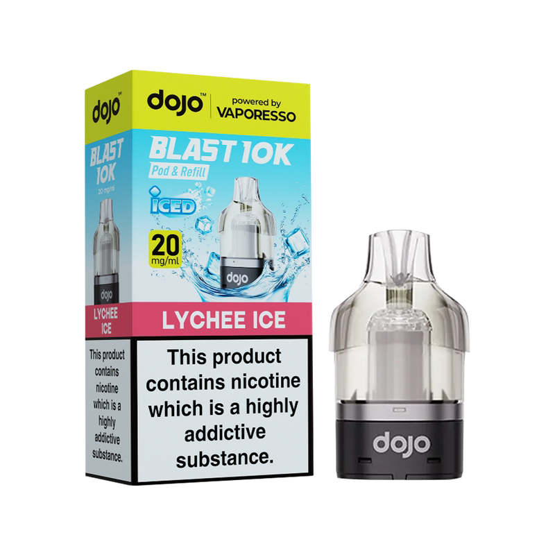 dojo blast 10k refill lychee ice