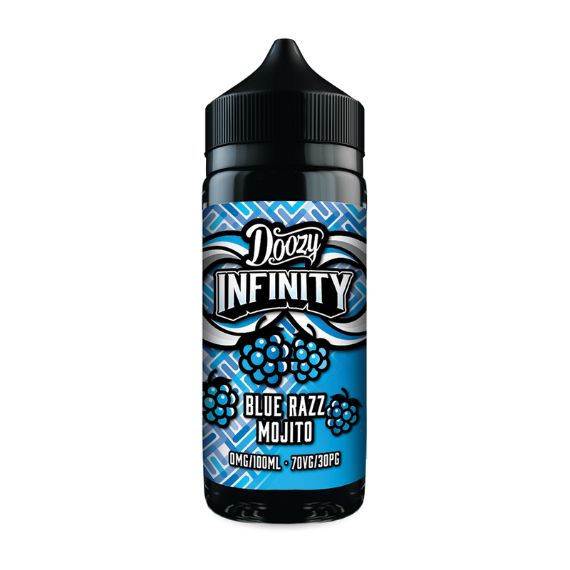 Blue Razz Mojito 70/30 100ml by Doozy Infinity