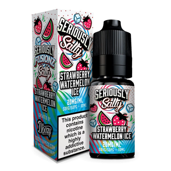 Doozy Vape Seriously Salty Fusionz Nic Salt - Strawberry Watermelon Ice Flavour