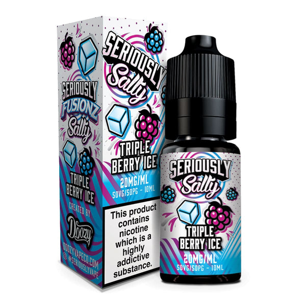 Doozy Vape Seriously Salty Fusionz Nic Salt - Triple Berry Ice Flavour