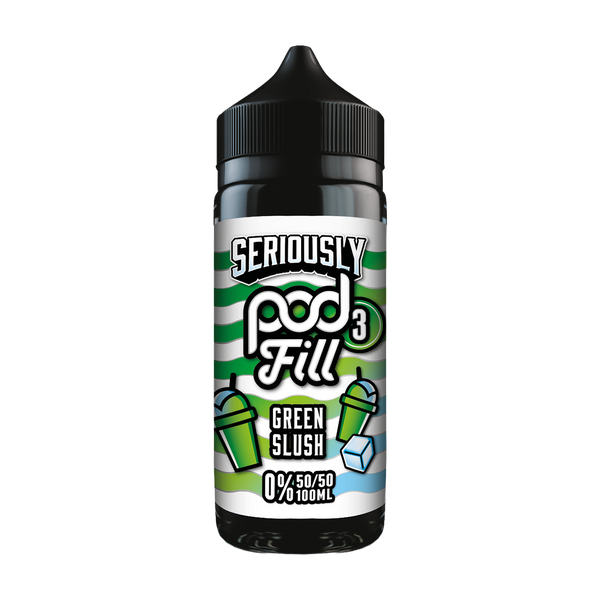 doozy 100ml seriously pod fill 3 green slush