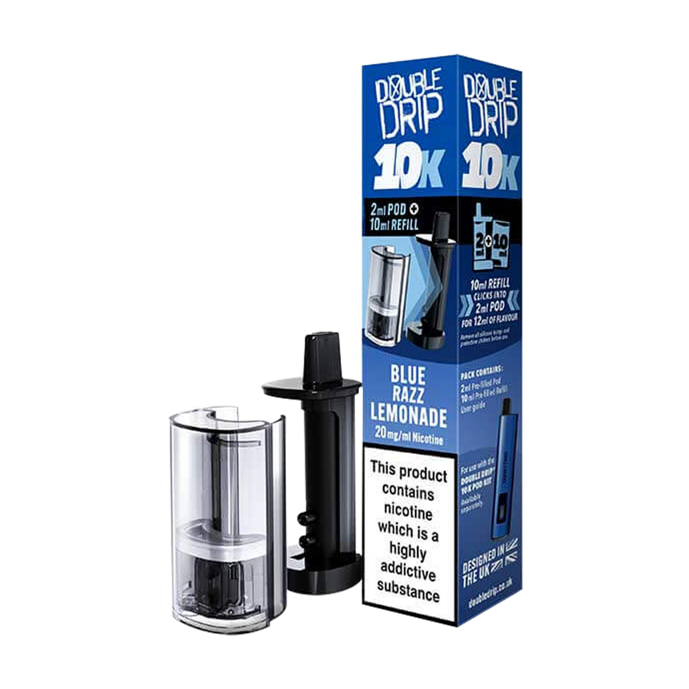 Blue Razz Lemonade Double Drip 10K Refill Pack