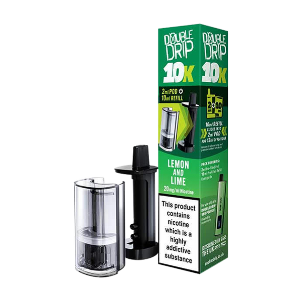 Lemon & Lime Double Drip 10K Refill Pack