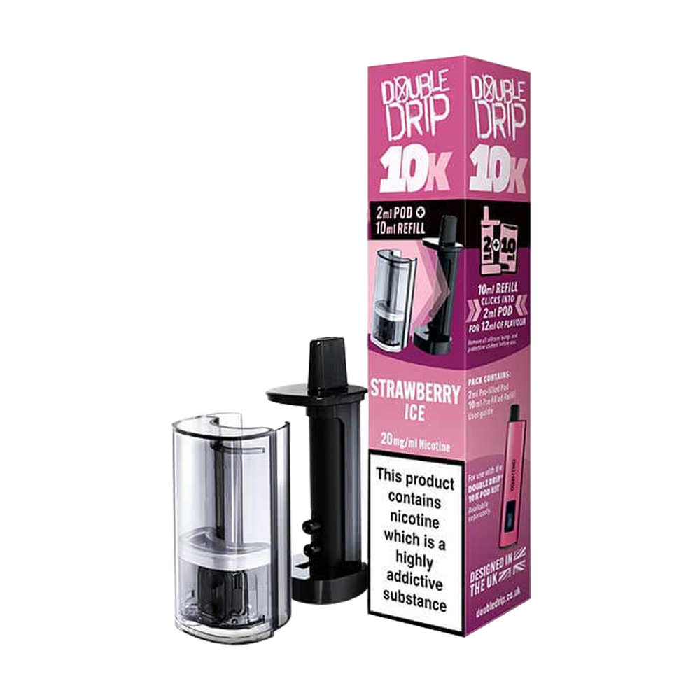 Strawberry Ice Double Drip 10K Refill Pack