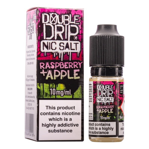 Double Drip Raspberry Apple Nic Salt E-Liquid