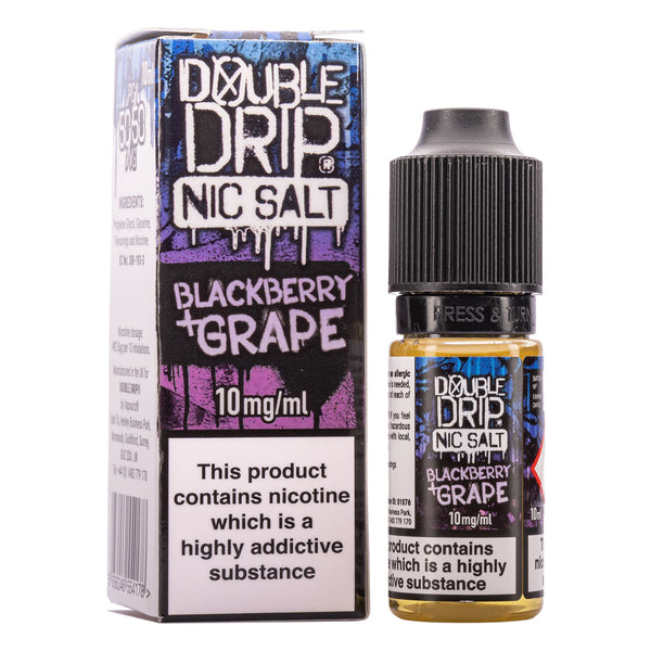 Double Drip Blackberry Grape Nic Salt E-Liquid