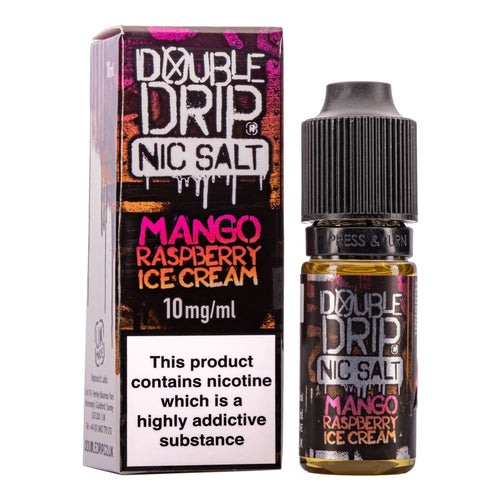 Double Drip Mango Raspberry Ice Cream Nic Salt E-Liquid