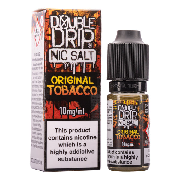Double Drip Original Tobacco Nic Salt E-Liquid