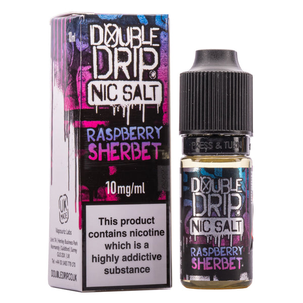 Double Drip Raspberry Sherbet Nic Salt E-Liquid