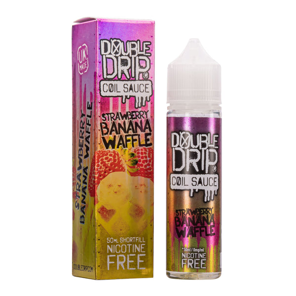 Double Drip Coil Sauce Strawberry Banana Waffle Flavour Shortfill E-Liquid