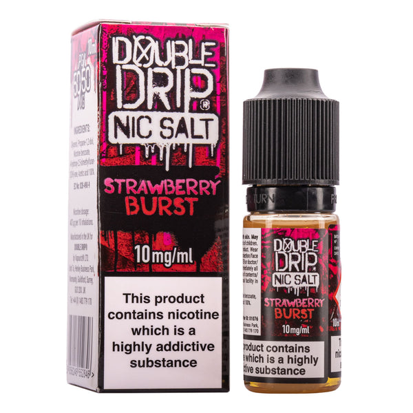 Double Drip Strawberry Burst Nic Salt E-Liquid