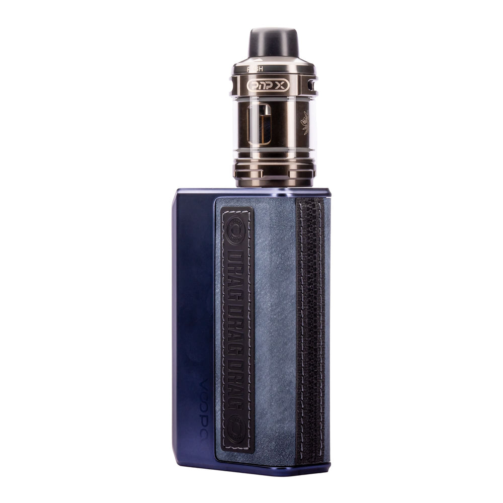 Back angled image of Gradient Blue Drag 5 vape kit by Voopoo.