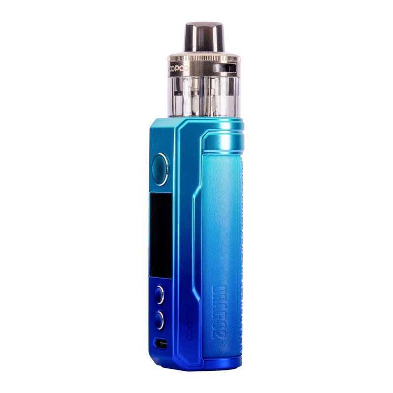 Sky Blue Voopoo Drag S2 Vape Kit - Front Image