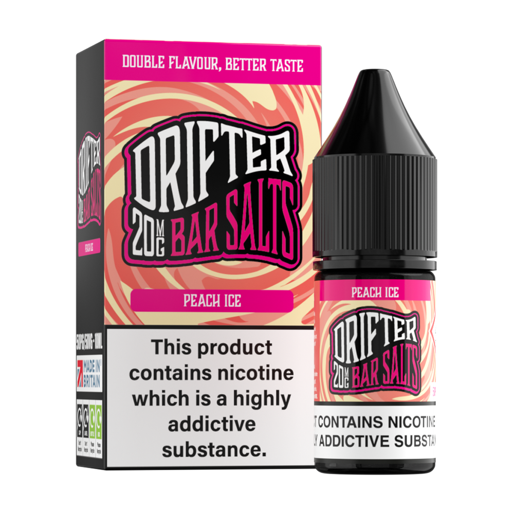 Peach Ice Nic Salt by Drifter Bar Salts 10ml