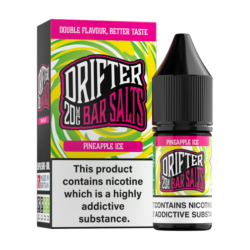 Pineapple Ice Nic Salt by Drifter Bar Salts 10ml
