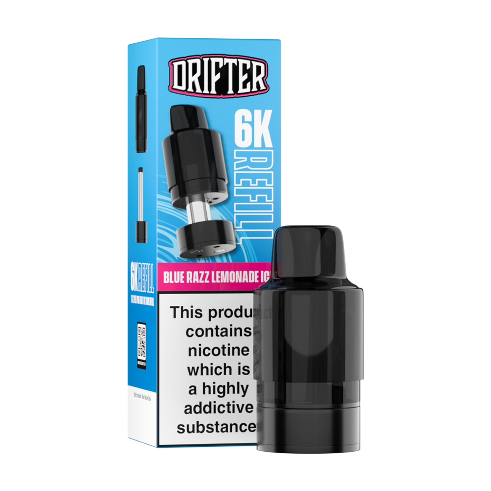 drifter 6k refill blue razz lemonade ice