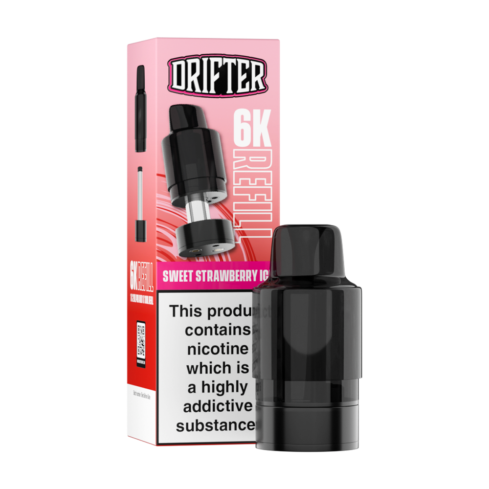 drifter 6k refill sweet strawberry ice