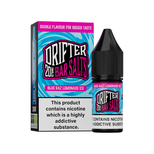 Blue Razz Lemonade Ice Nic Salt by Drifter Bar Salts 10ml 20mg