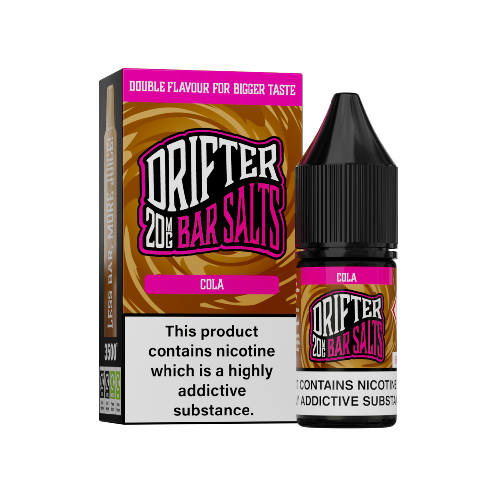 Cola Nic Salt by Drifter Bar Salts 10ml 20mg