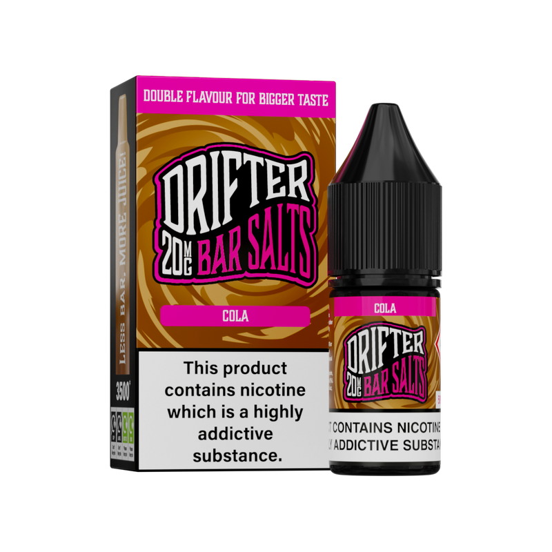 Cola Nic Salt by Drifter Bar Salts 10ml 20mg