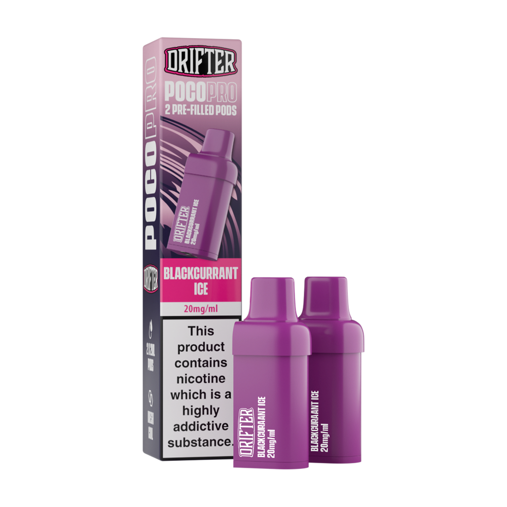 drifter poco pro refill blackcurrant ice