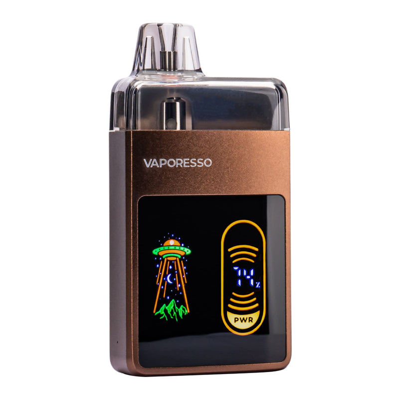 Coffee Brown Eco Nano pod kit by Vaporesso.