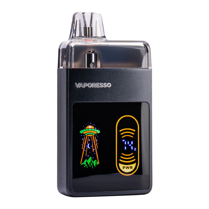 Gunmetal Eco Nano pod kit by Vaporesso.