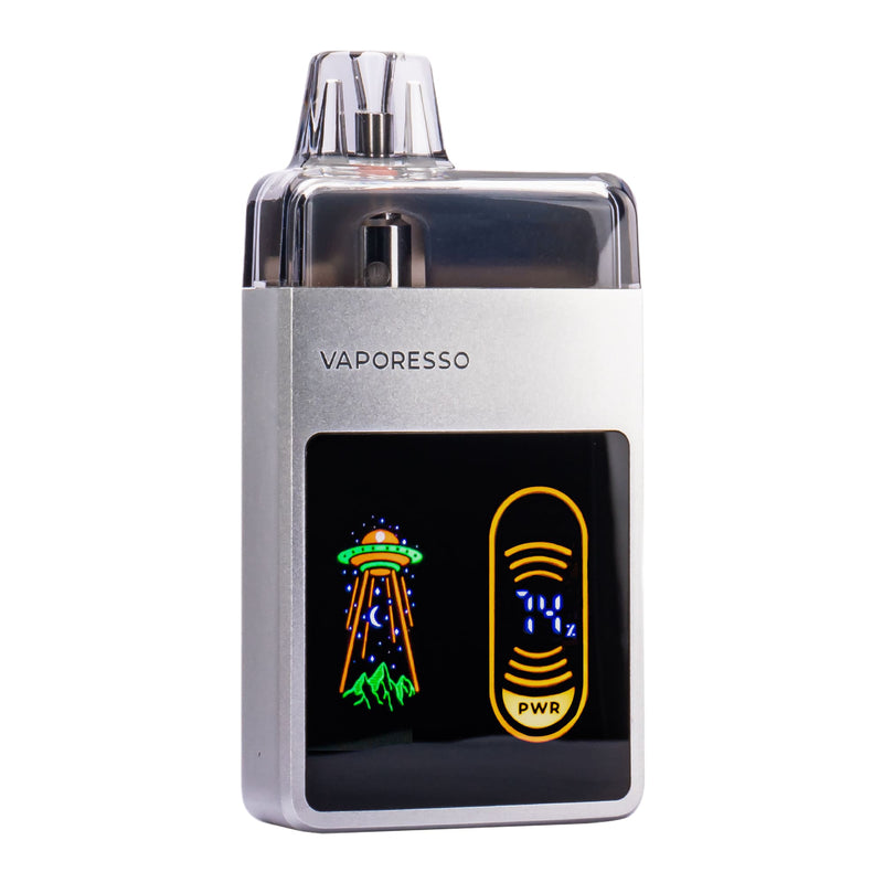 Silver Eco Nano pod kit by Vaporesso.