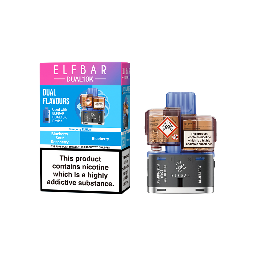 Elf Bar Dual 10K Refill Pack | 3 For 15 Royal Flush Vape Elf Bar Dual 10K Refill Pack | 3 For 15 Royal Flush Vape