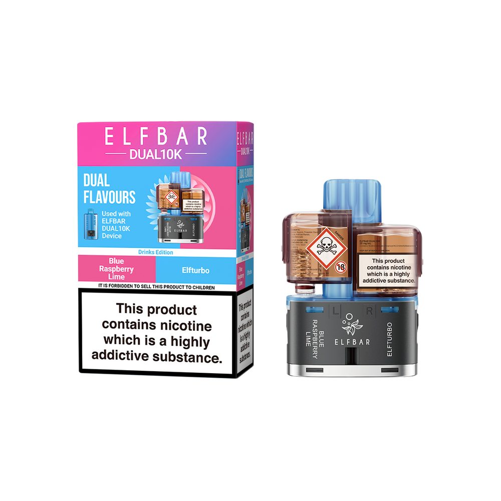 Elf Bar Dual 10K Refill Pack | 3 For 15 Royal Flush Vape Elf Bar Dual 10K Refill Pack | 3 For 15 Royal Flush Vape