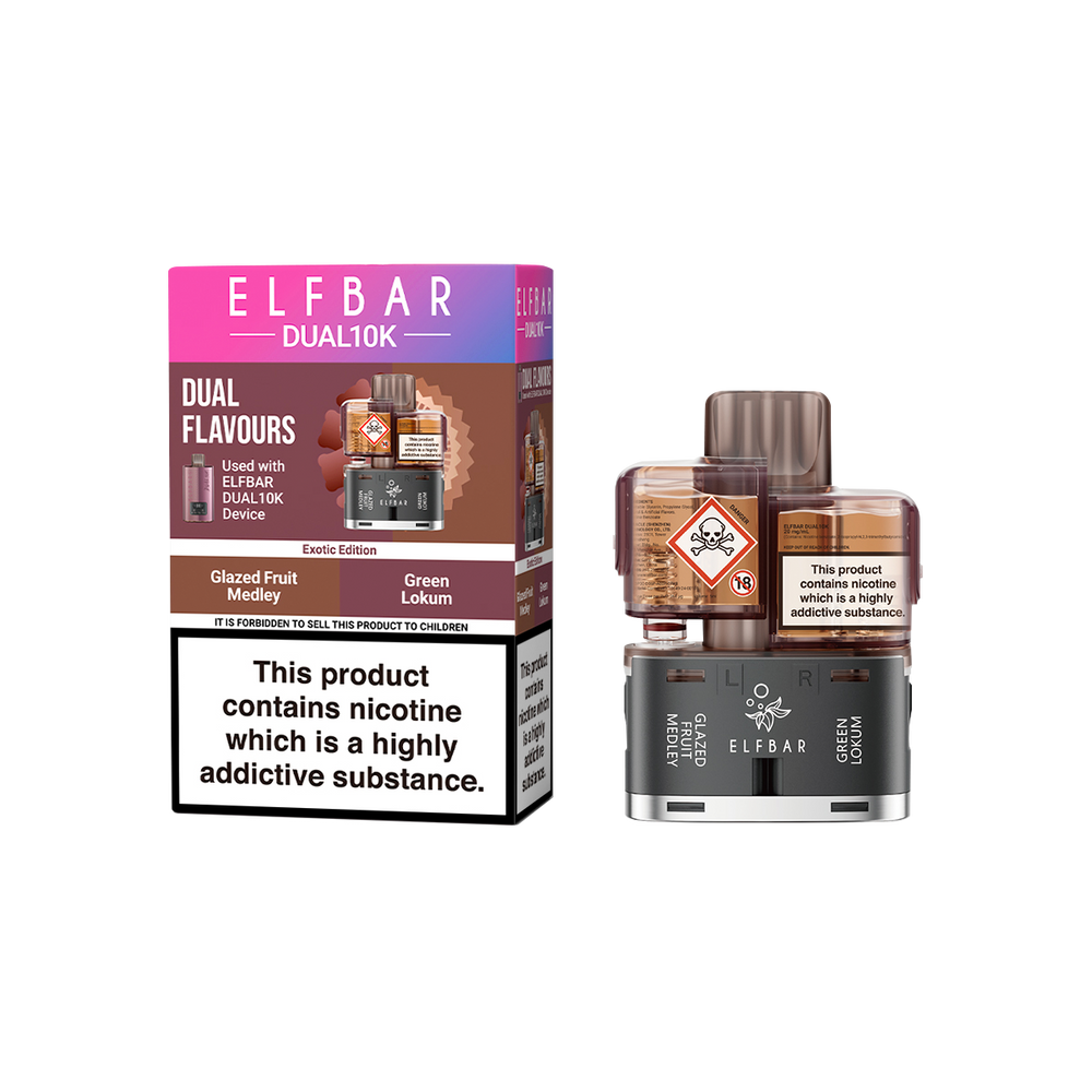 Elf Bar Dual 10K Refill Pack | 3 For 15 Royal Flush Vape Elf Bar Dual 10K Refill Pack | 3 For 15 Royal Flush Vape