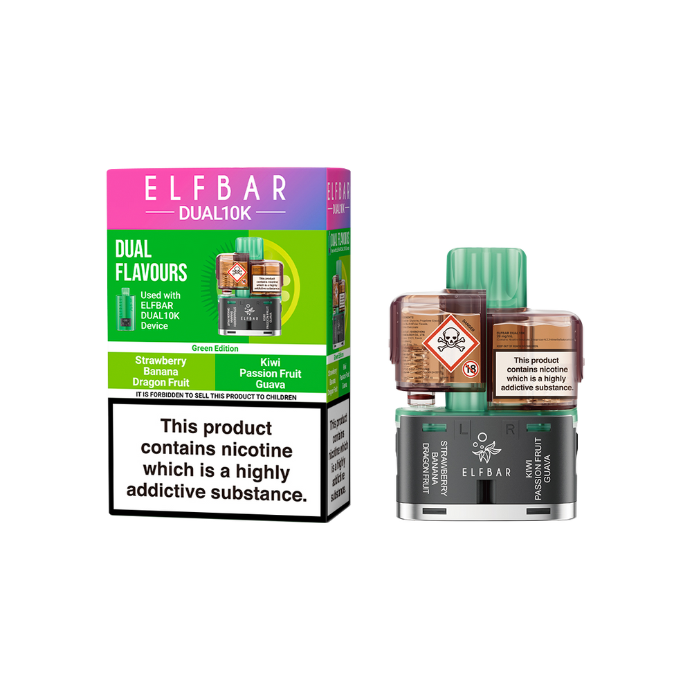 Elf Bar Dual 10K Refill Pack | 3 For 15 Royal Flush Vape Elf Bar Dual 10K Refill Pack | 3 For 15 Royal Flush Vape