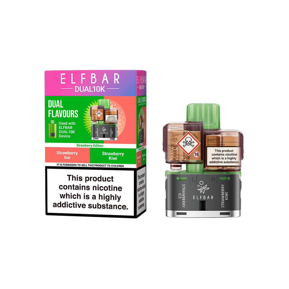 Elf Bar Dual 10K Refill Pack | 3 For 15 Royal Flush Vape Elf Bar Dual 10K Refill Pack | 3 For 15 Royal Flush Vape
