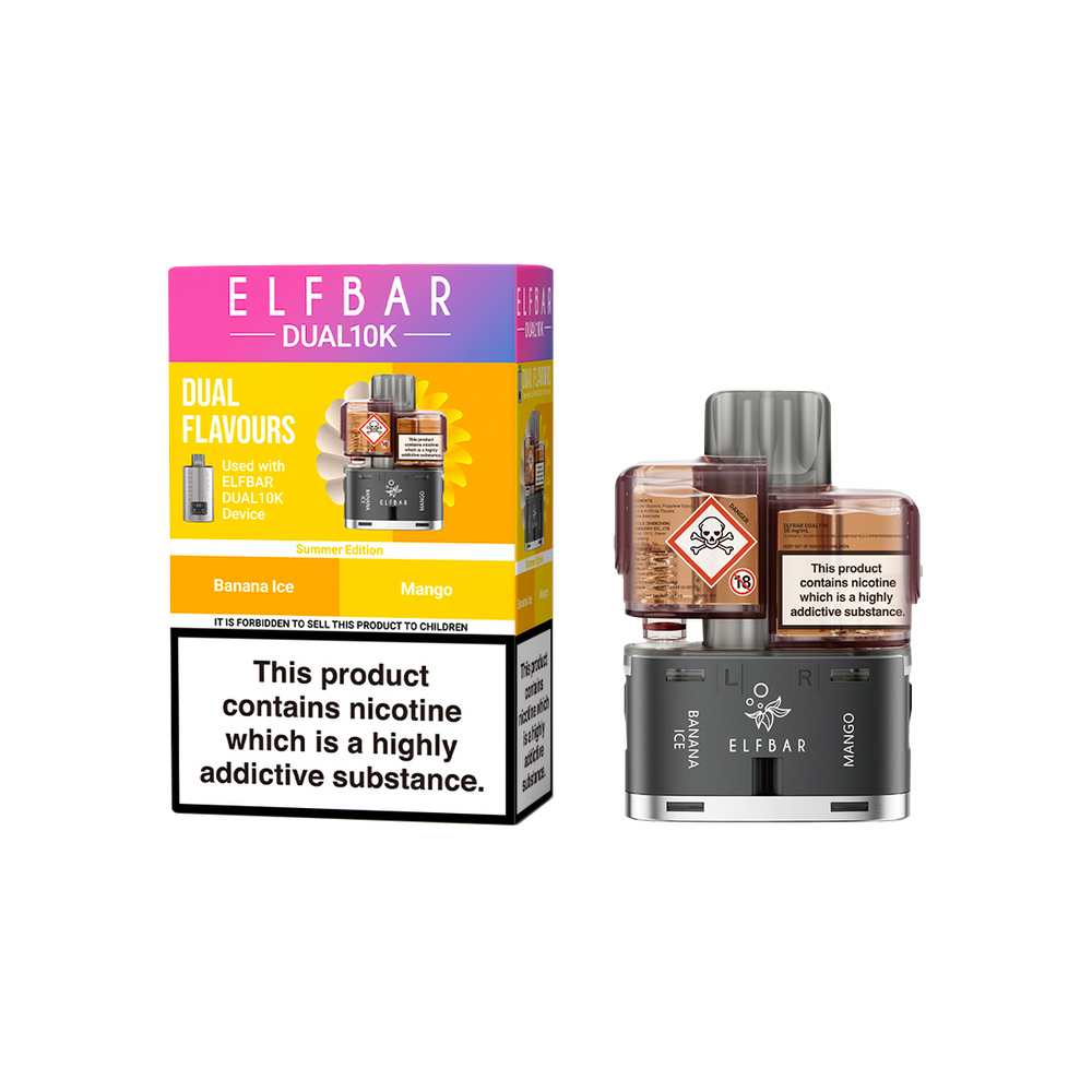 Elf Bar Dual 10K Refill Pack | 3 For 15 Royal Flush Vape Elf Bar Dual 10K Refill Pack | 3 For 15 Royal Flush Vape