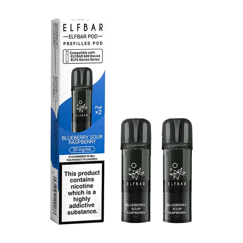 Elf Bar 600 Prefilled Pods (2 Pack)