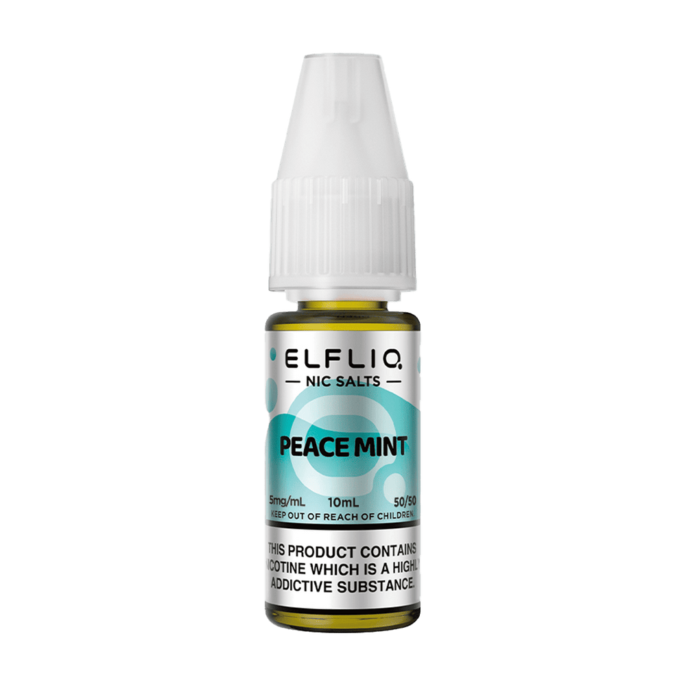 Elf Bar ELFLIQ - Peace Mint Nic Salt E-Liquid | 10ml Royal Flush Vape Elf Bar ELFLIQ - Peace Mint Nic Salt E-Liquid | 10ml Royal Flush Vape