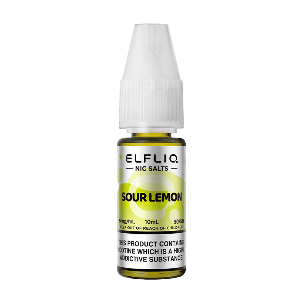 Elf Bar ELFLIQ - Sour Lemon Nic Salt E-Liquid | 10ml Royal Flush Vape Elf Bar ELFLIQ - Sour Lemon Nic Salt E-Liquid | 10ml Royal Flush Vape