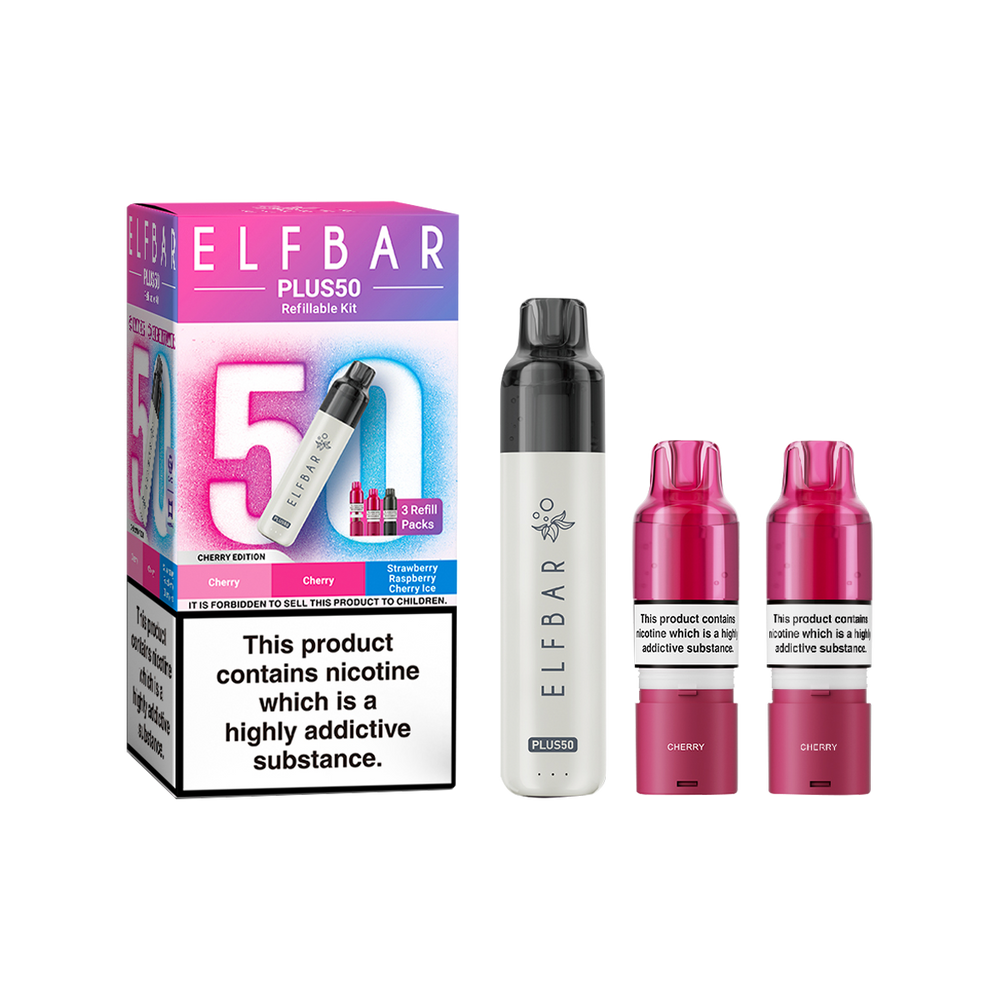 ElfBar Plus 50 Kit | Prefilled Pod Kit | Vape Kit | MTL Royal Flush Vape ElfBar Plus 50 Kit | Prefilled Pod Kit | Vape Kit | MTL Royal Flush Vape