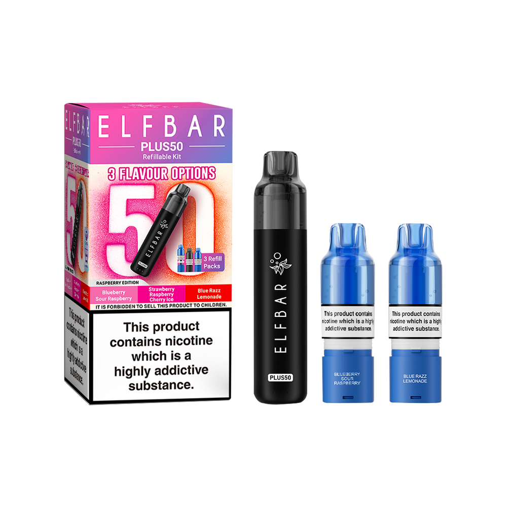 ElfBar Plus 50 Kit | Prefilled Pod Kit | Vape Kit | MTL Royal Flush Vape ElfBar Plus 50 Kit | Prefilled Pod Kit | Vape Kit | MTL Royal Flush Vape