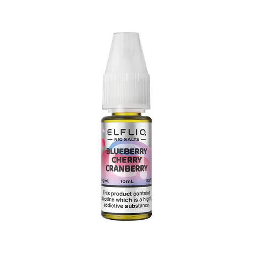 elfbar elfliq nic salts blueberry cherry cranberry