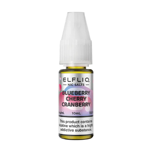 elfbar elfliq nic salts blueberry cherry cranberry