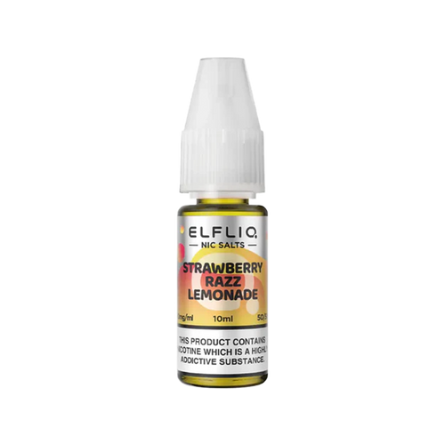 elfbar elfliq nic salts strawberry razz lemonade