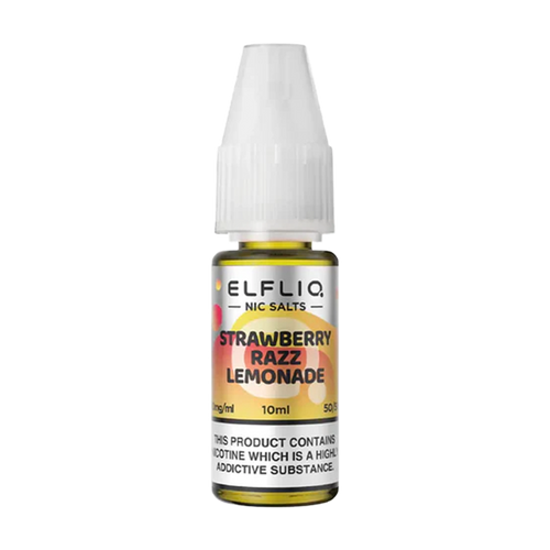 elfbar elfliq nic salts strawberry razz lemonade