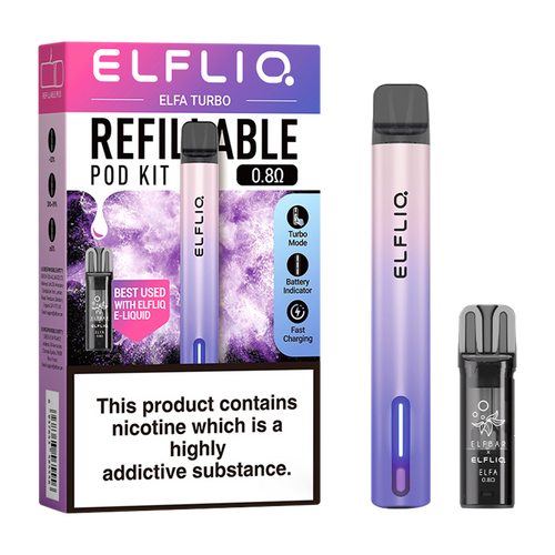 Elfliq Elfa Turbo Pod Kit - Aurora Purple