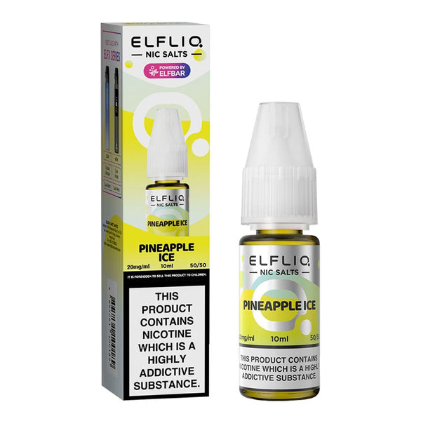 Elfliq Pineapple Ice Nic Salt E-Liquid.