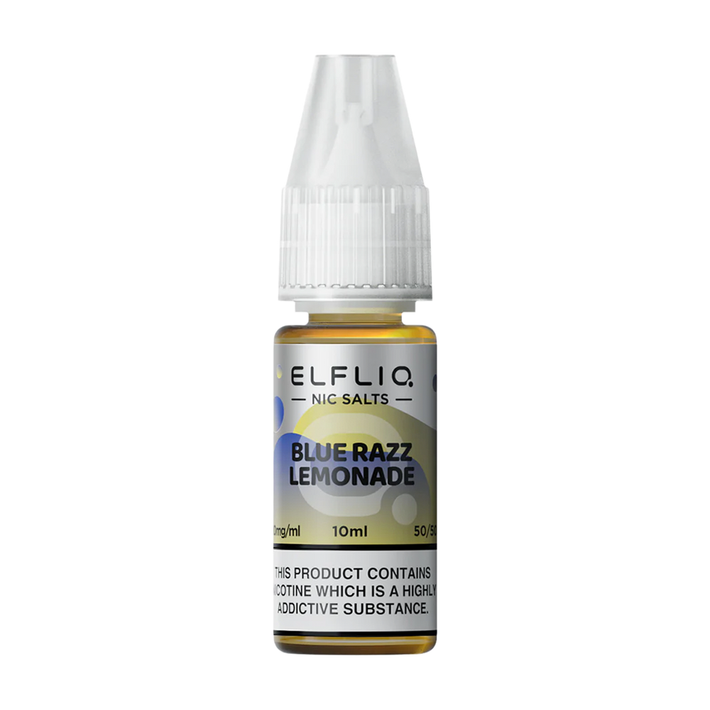 elfliq by elfbar nic salts 10ml blue razz lemonade