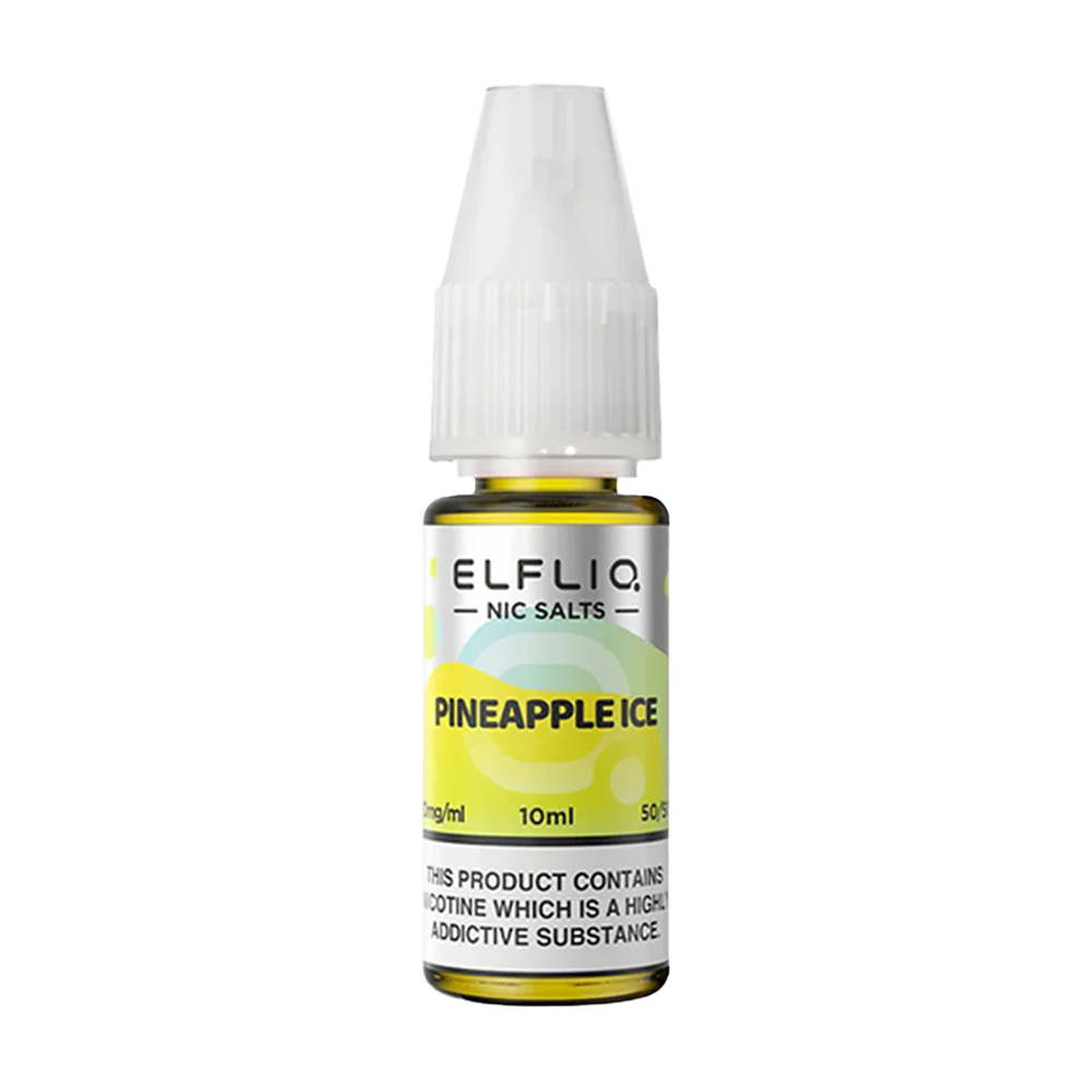 elfliq by elfbar nic salts 10ml pineapple ice