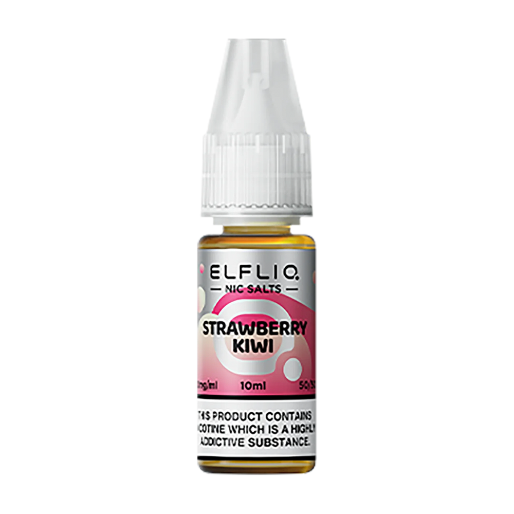 elfliq by elfbar nic salts 10ml strawberry kiwi