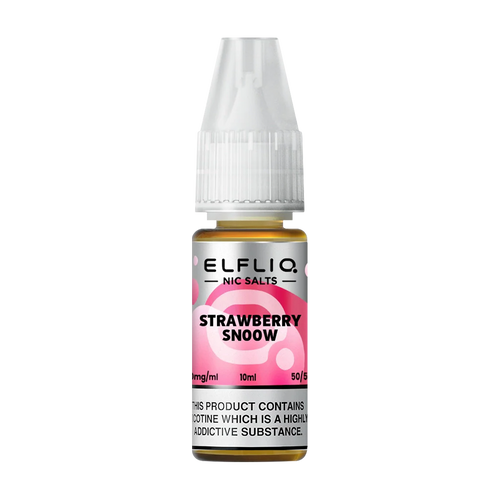 elfliq by elfbar nic salts 10ml strawberry snoow